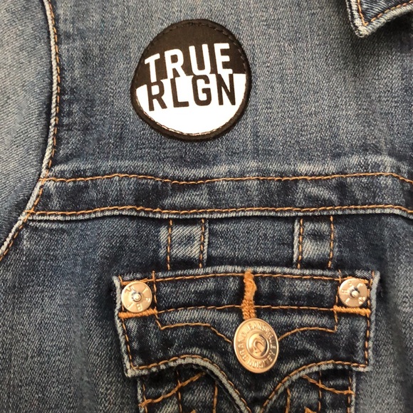 True Religion Trucker Denim Jean Jacket - Picture 4 of 8